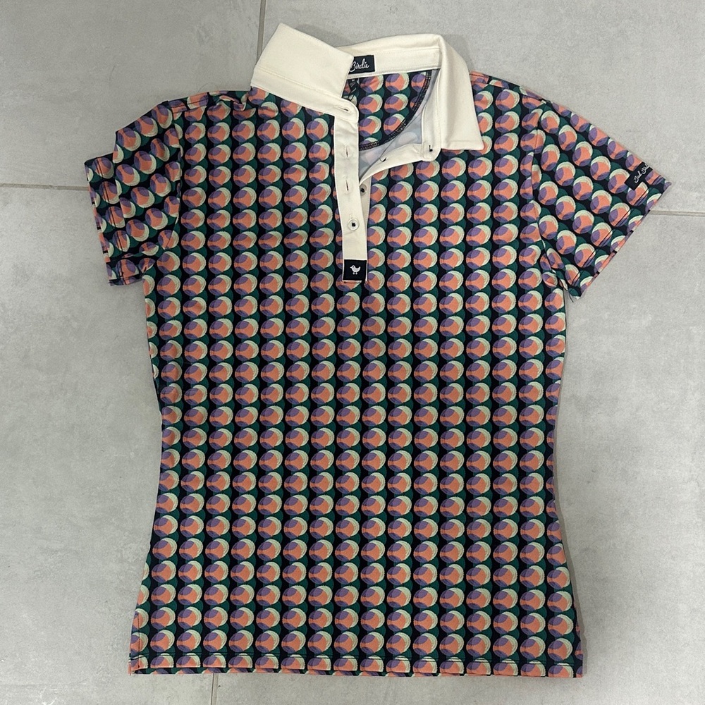 Bad Birdie Colorful Geometric Button Down Shirt